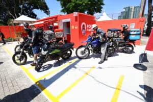 Ponto de apoio moto sjc