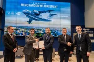 Embraer and WZL-2 Sign Memorandum of Agreement to Advance Industrial Cooperation in Poland