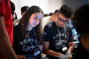 Participantes da 14ª edição de Campus Mobile durante a semana imersiva. Crédito: Isabel Praxedes.