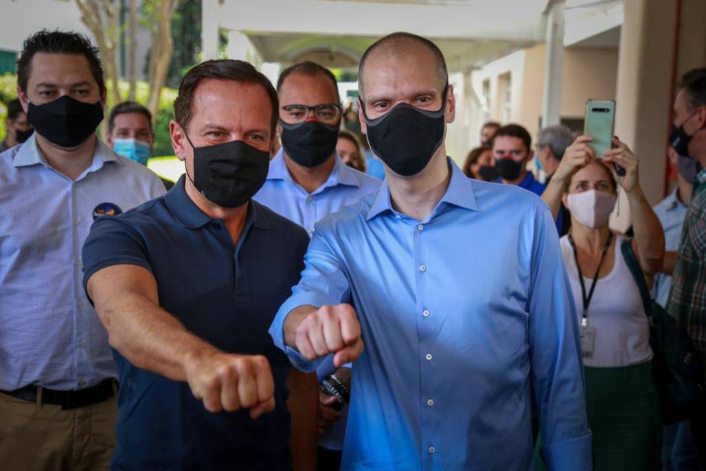 Doria e Bruno Covas (Divulgação) Doria e Bruno Covas (Divulgação)