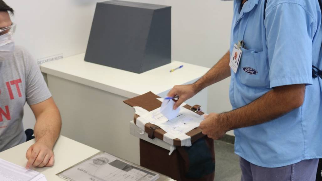 Votação Ford indenização (Divulgação / Sindicato dos Metalúrgicos) Votação Ford indenização (Divulgação / Sindicato dos Metalúrgicos)