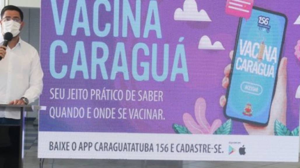 vacina caraguá - divulgação caraguatatuba (Divulgação / Prefeitura de Caraguatatuba) vacina caraguá - divulgação caraguatatuba (Divulgação / Prefeitura de Caraguatatuba)