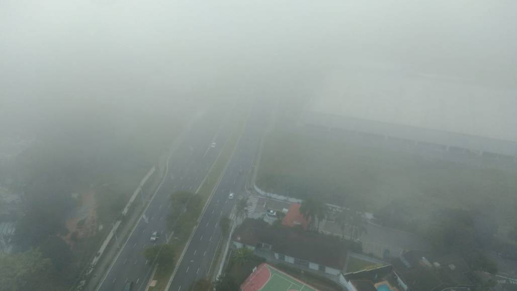 Neblina (Foto: Fernanda Niquirilo/Portal Meon) Neblina (Foto: Fernanda Niquirilo/Portal Meon)