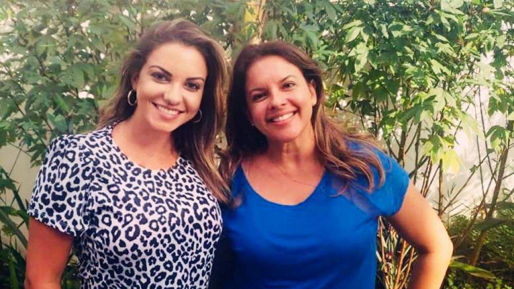 Michelli Veneziani visita Pollyana Gama (Divulgação) Michelli Veneziani visita Pollyana Gama (Divulgação)