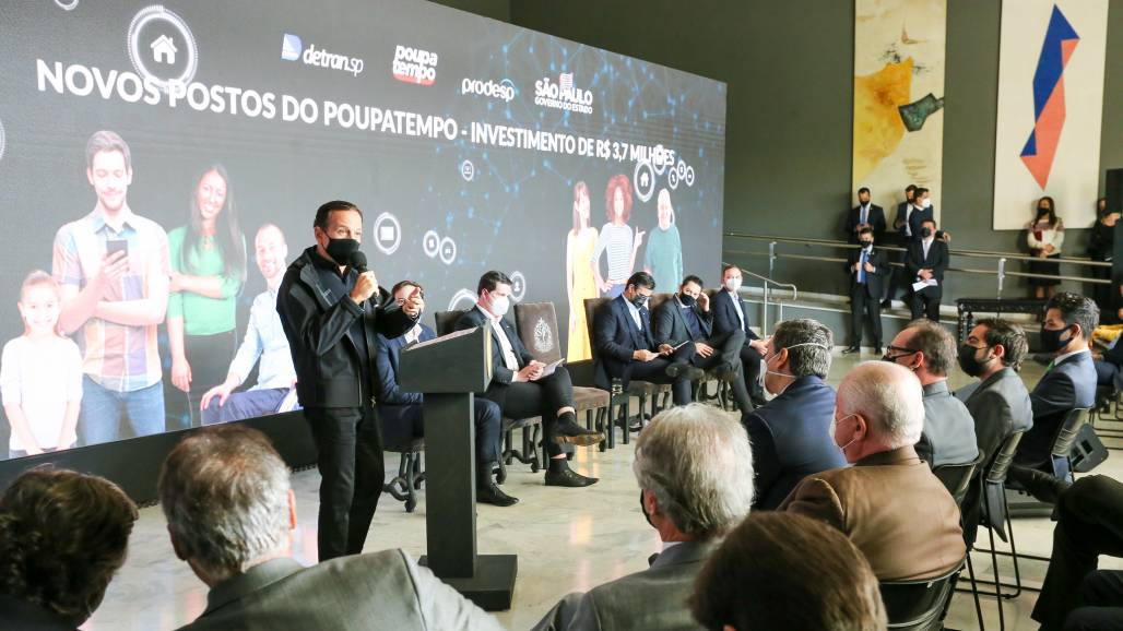 Doria anuncia novas unidades do poupatempo (Divulgação / Governo de SP) Doria anuncia novas unidades do poupatempo (Divulgação / Governo de SP)