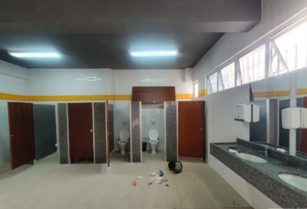 Ginásio de São Sebastião vítima de vandalismo 3 (PMSS) Ginásio de São Sebastião vítima de vandalismo 3 (PMSS)