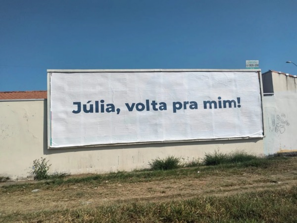 Júlia volta pra mim (Rafael Cézar/Arquivo pessoal) Júlia volta pra mim (Rafael Cézar/Arquivo pessoal)