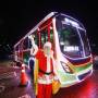 Papai Noel chega a São José nas Caravanas de Natal Papai Noel chega a São José nas Caravanas de Natal