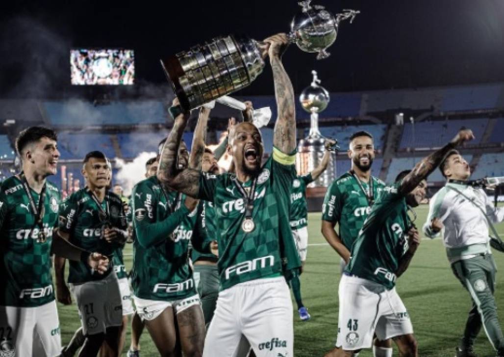 Palmeiras Campeão Libertadores 2021 - (Reprodução / Instagram Felipe Melo) Palmeiras Campeão Libertadores 2021 - (Reprodução / Instagram Felipe Melo)