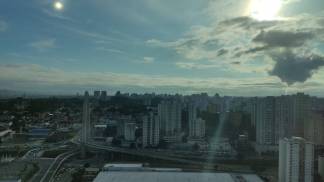 Previsão do tempo Sol entre nuvens calor