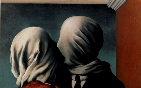 Os Amantes, de René Magritte