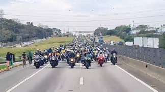 Bolsonaro em motociata Bolsonaro em motociata