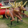 Chegada do Papai Noel abre eventos de Natal em Pinda