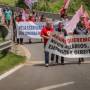 Protesto de metalúrgicos da Avibras fecha Rodovia dos Tamoios
