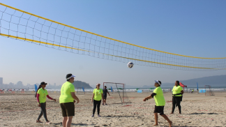 circuito pé na areia