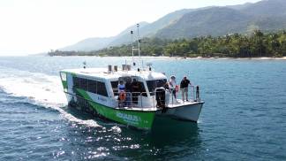 Transporte Aquaviário Aquabus passam por teste operacional em Ilhabela