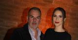 Fred Guratti, presidente do Clube Santa Rita e a esposa Van Samara