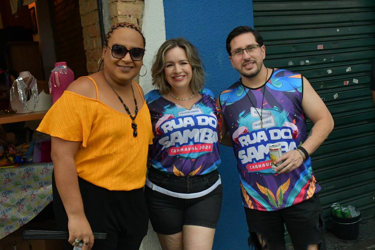 Gisele Freymann, Tereza Souza e Daniel Godoi