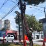 São José realiza remoção de cabos elétricos em desuso 