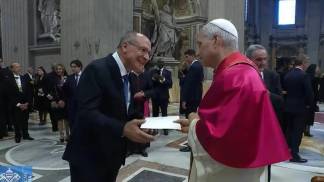 Alckmin com o Papa