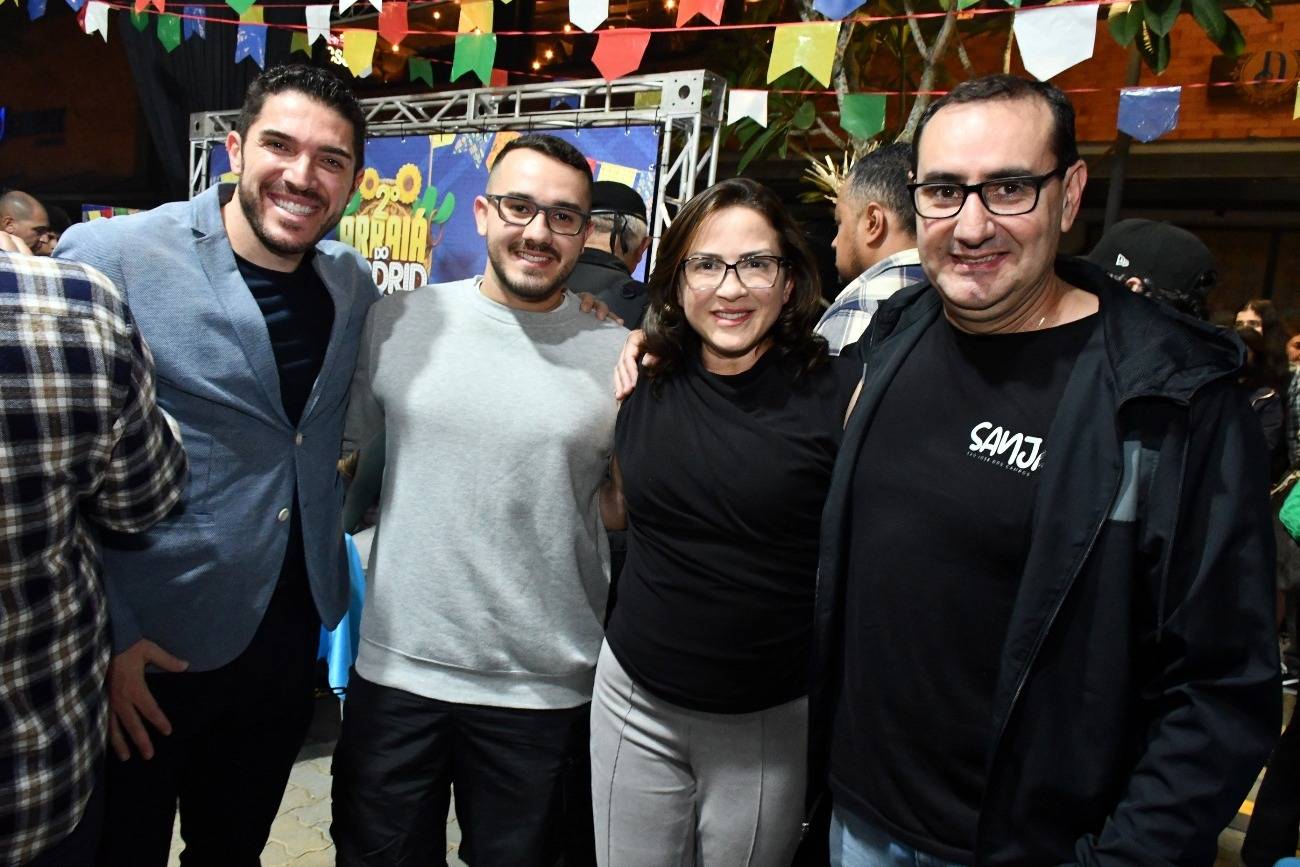Pedro Bacha, João Farias, Anderson Farias e Sheila Thomaz