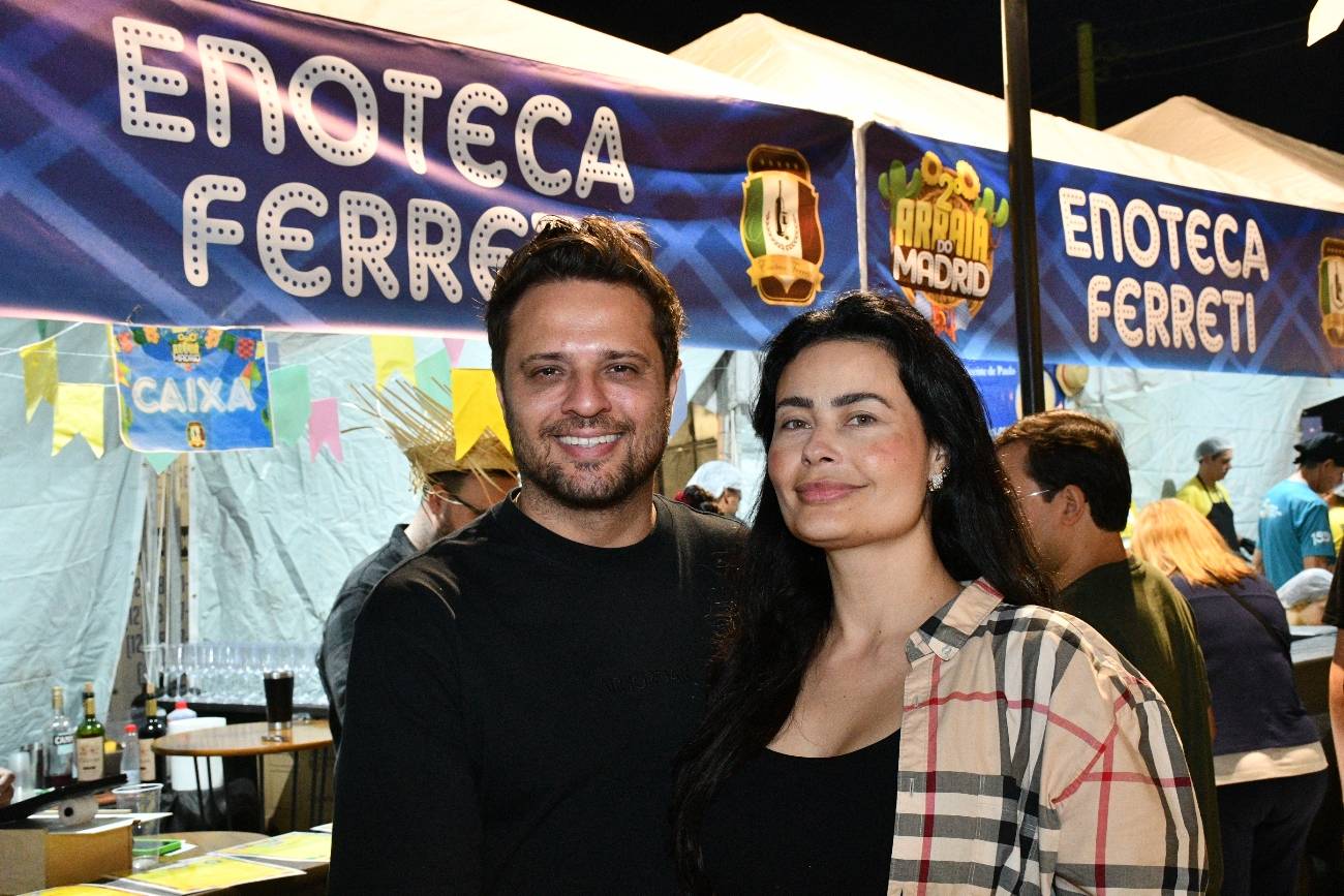 Junior Ferreti e Fernanda Heringuer