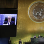 Abbas exige Estado palestino e pede paz na ONU