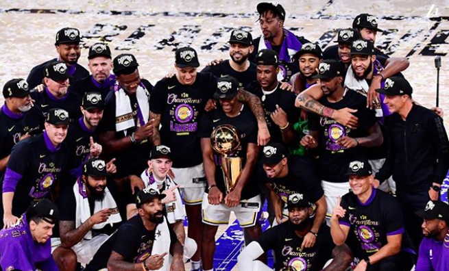 Reprodução/Instagram Lakers