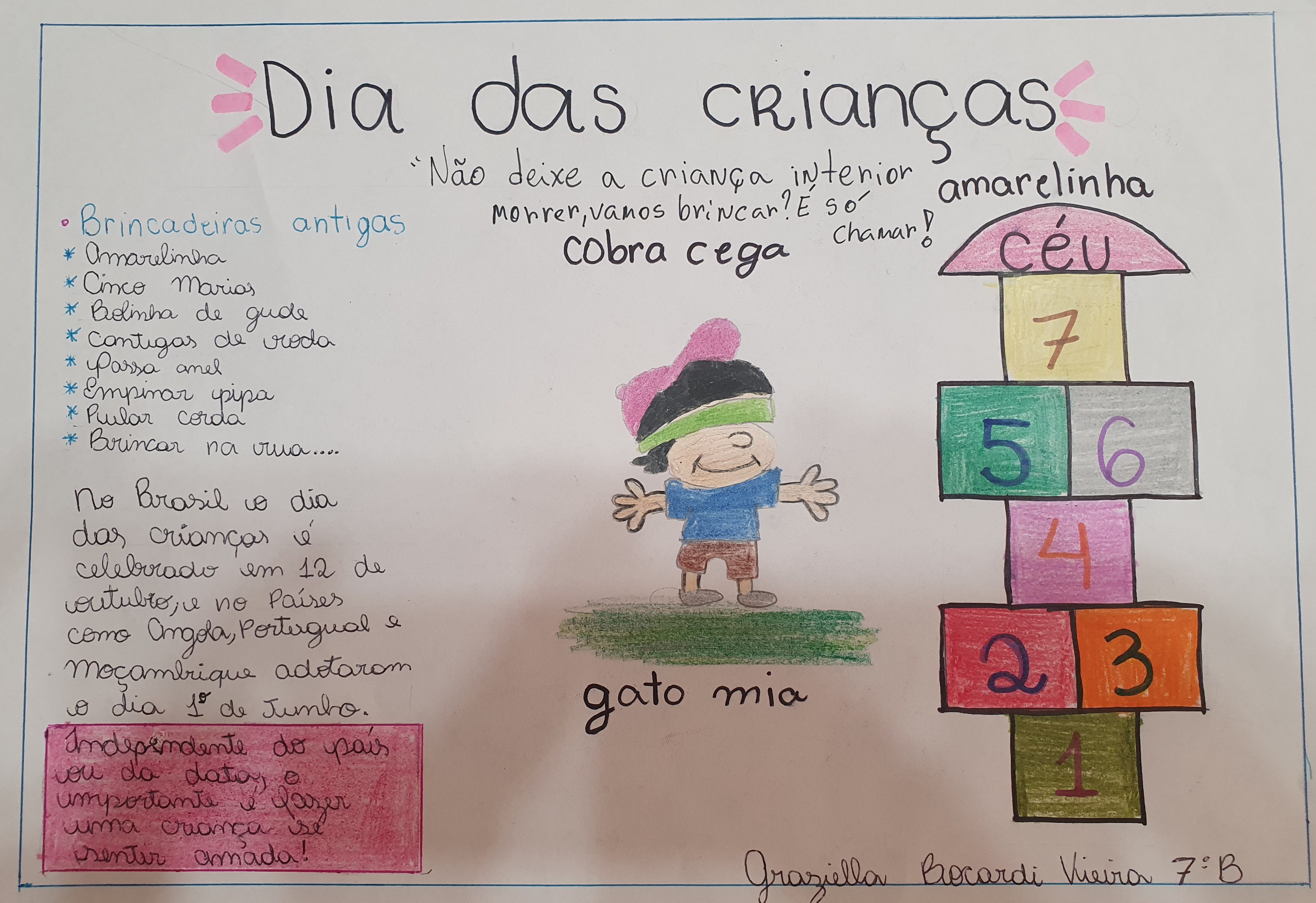 Desenho da aluna