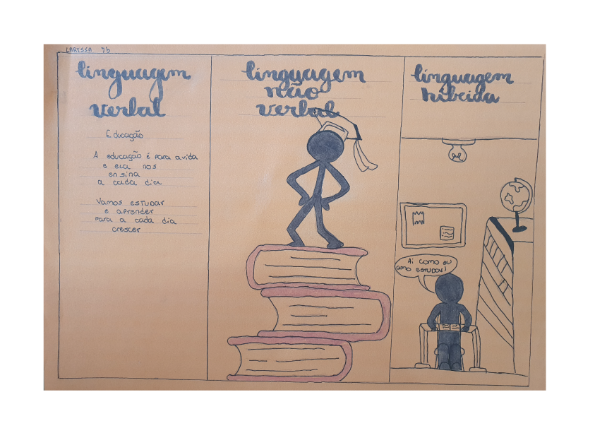 Desenho da aluna