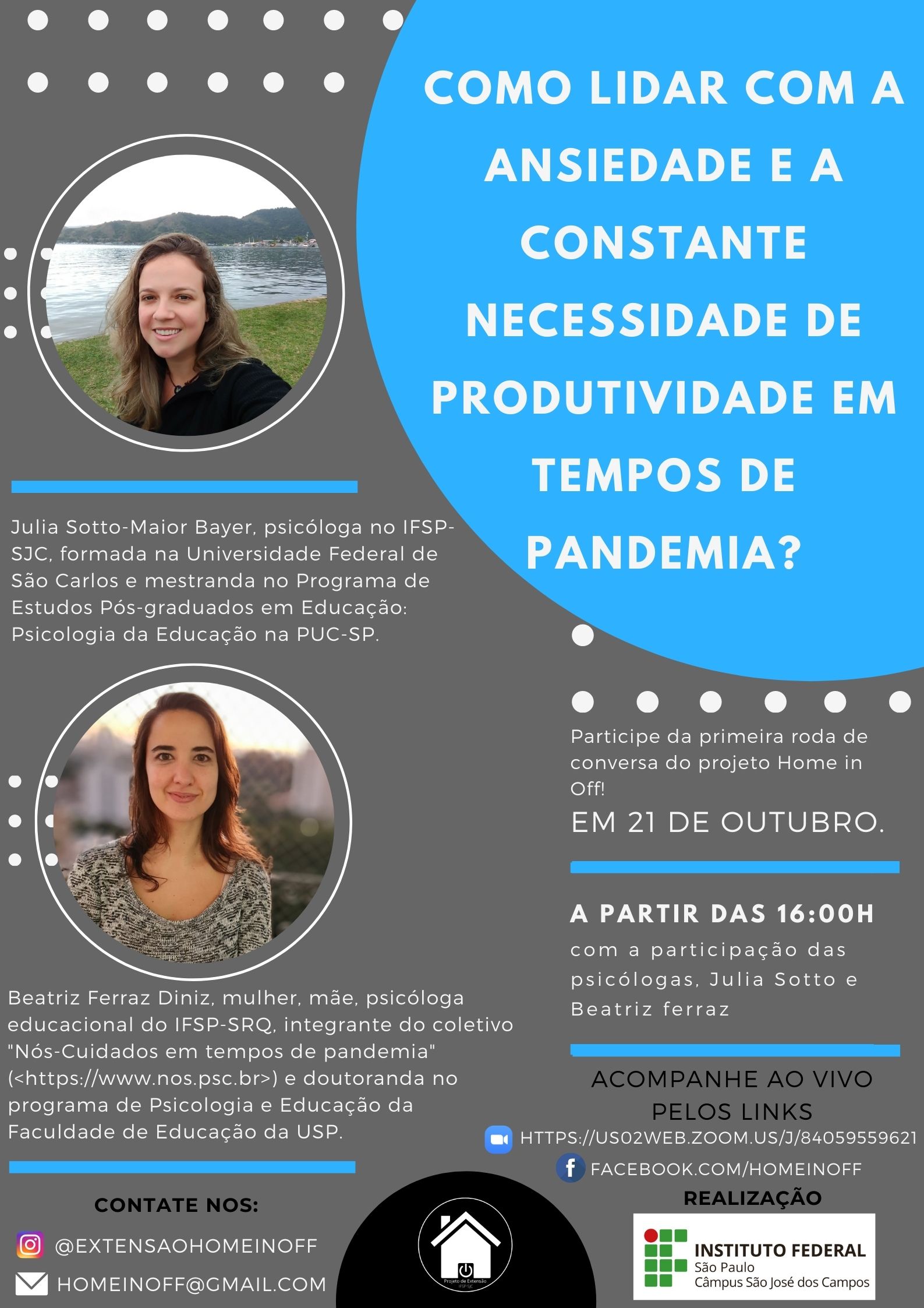 UNIFUCAMP  RODA DE CONVERSA ON-LINE: SAÚDE DURANTE A PANDEMIA