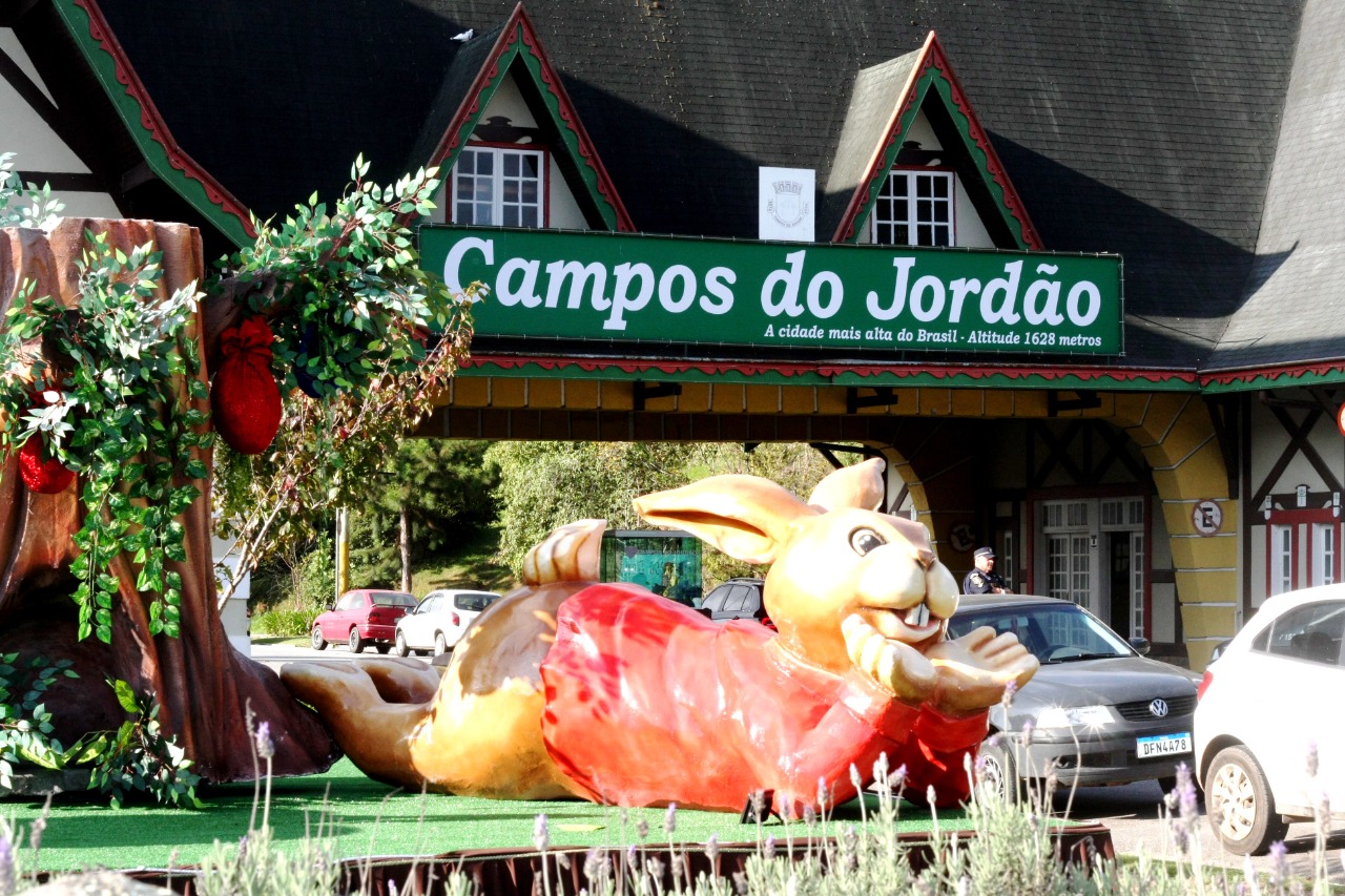 Divulgação/Decoração de Páscoa em Campos do Jordão